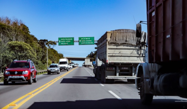 Novos valores do pedágio do lote 1 no Paraná