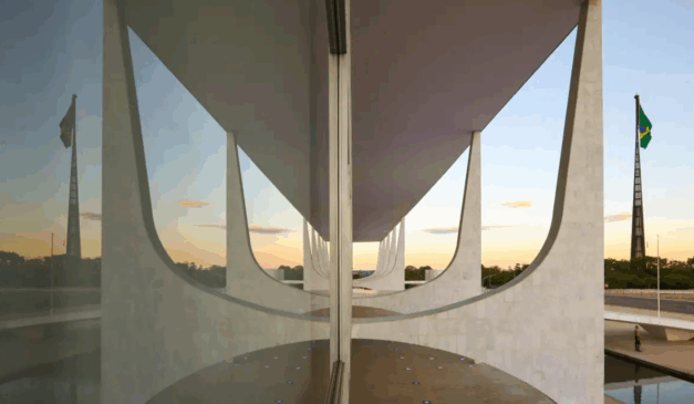 vidros do palácio do planalto