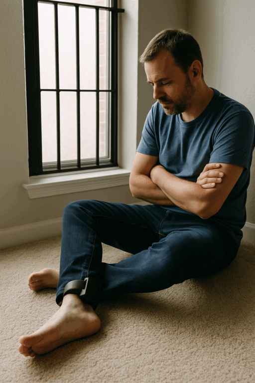 pessoa em prisão domiciliar