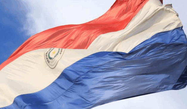 Bandeira do Paraguai.