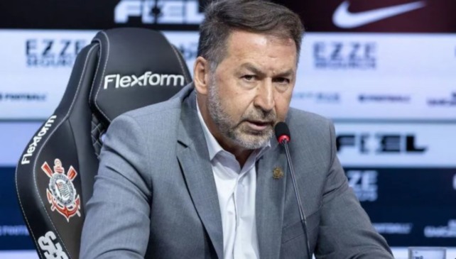 Augusto Melo, agora ex-presidente do Corinthians.