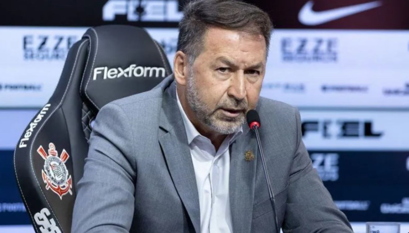 Augusto Melo, agora ex-presidente do Corinthians.