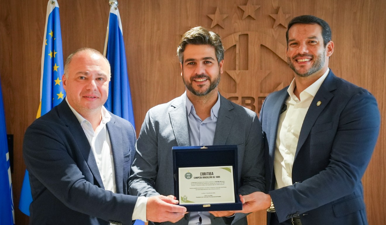 Presidente da FPF, CEO do Coritiba e presidente da CBF