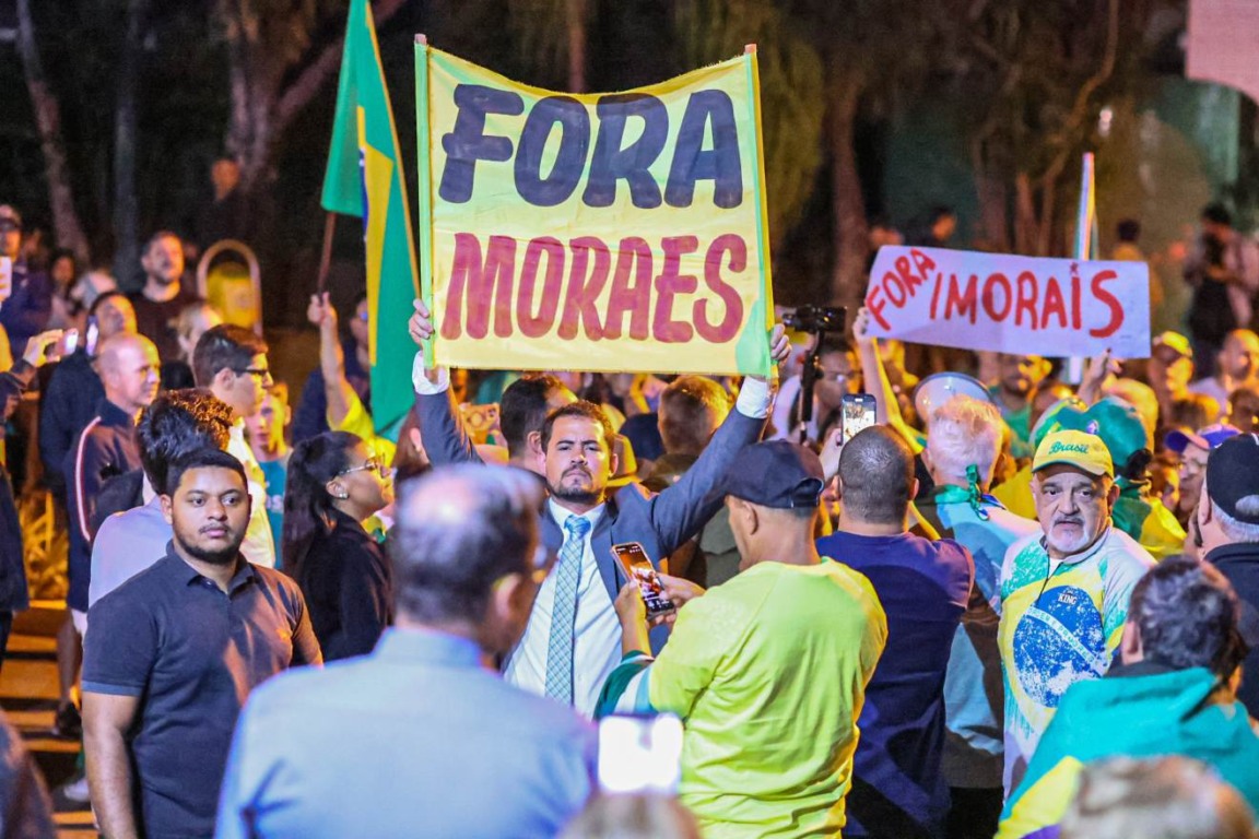 Manifestação após prisão de Bolsonaro