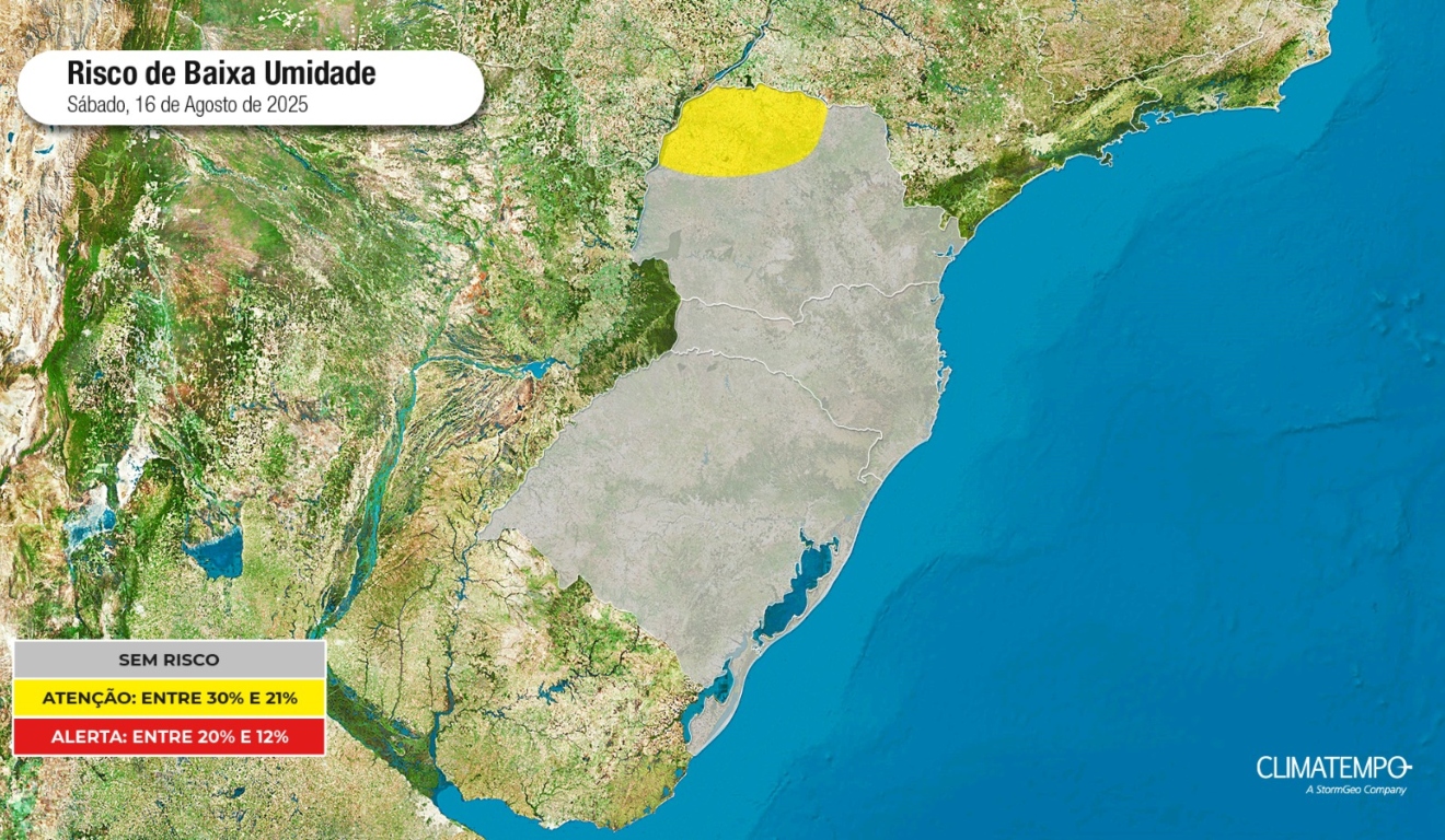 Baixa umidade no Paraná