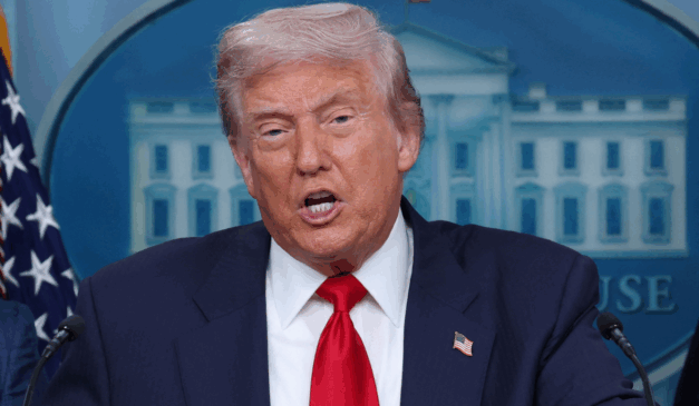 Presidente dos EUA, Donald Trump 11/08/2025.