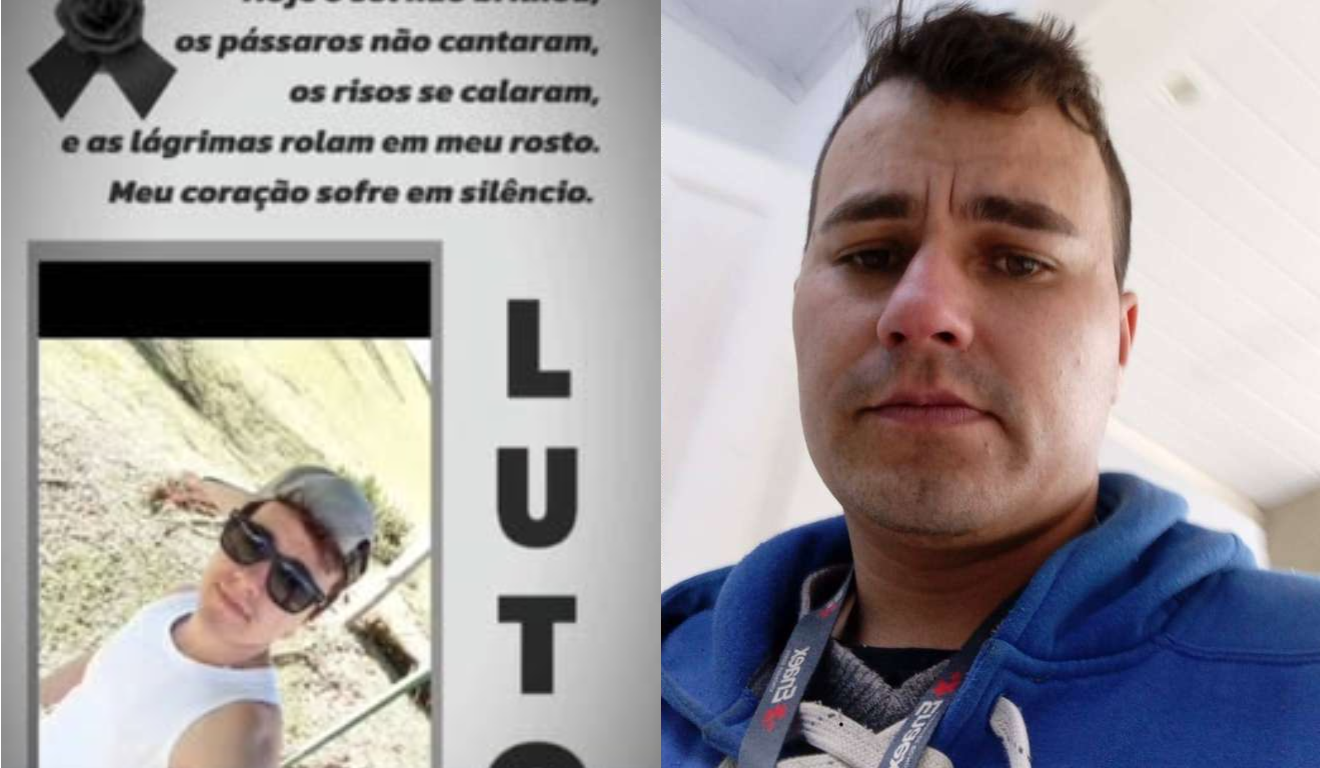 última foto encaminhada de Eduardo para a esposa. 