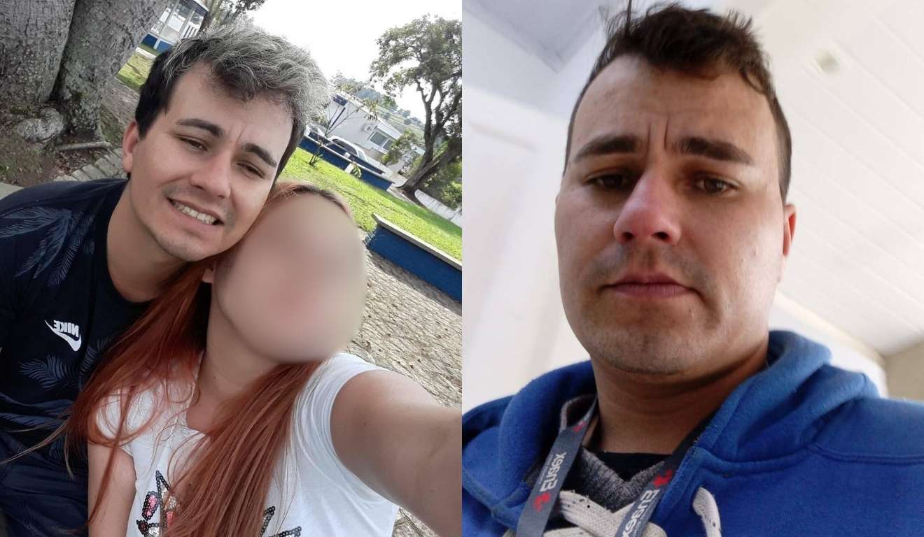 vítima de explosão em Quatro Barras com a esposa