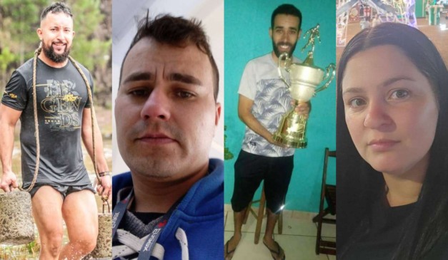 Vítimas de explosão na empresa Enaex Brasil, em QUatro Barras