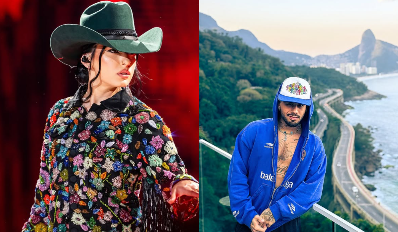 Artistas foram vistos juntos em diferentes ocasiões, o que acendeu a possibilidade de um affair (Foto: Reprodução/Instagram/@anacastelacantora/@zefelipe)