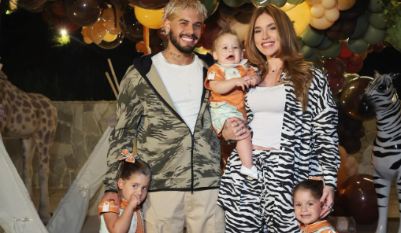 Zé Felipe estava ao lado do pai, Leonardo, quando revelou se pretende voltar com Virgínia. (Foto: Reprodução/Instagram/@zefelipe)