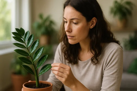 4 motivos que estão fazendo sua Zamioculca chorar pelas folhas