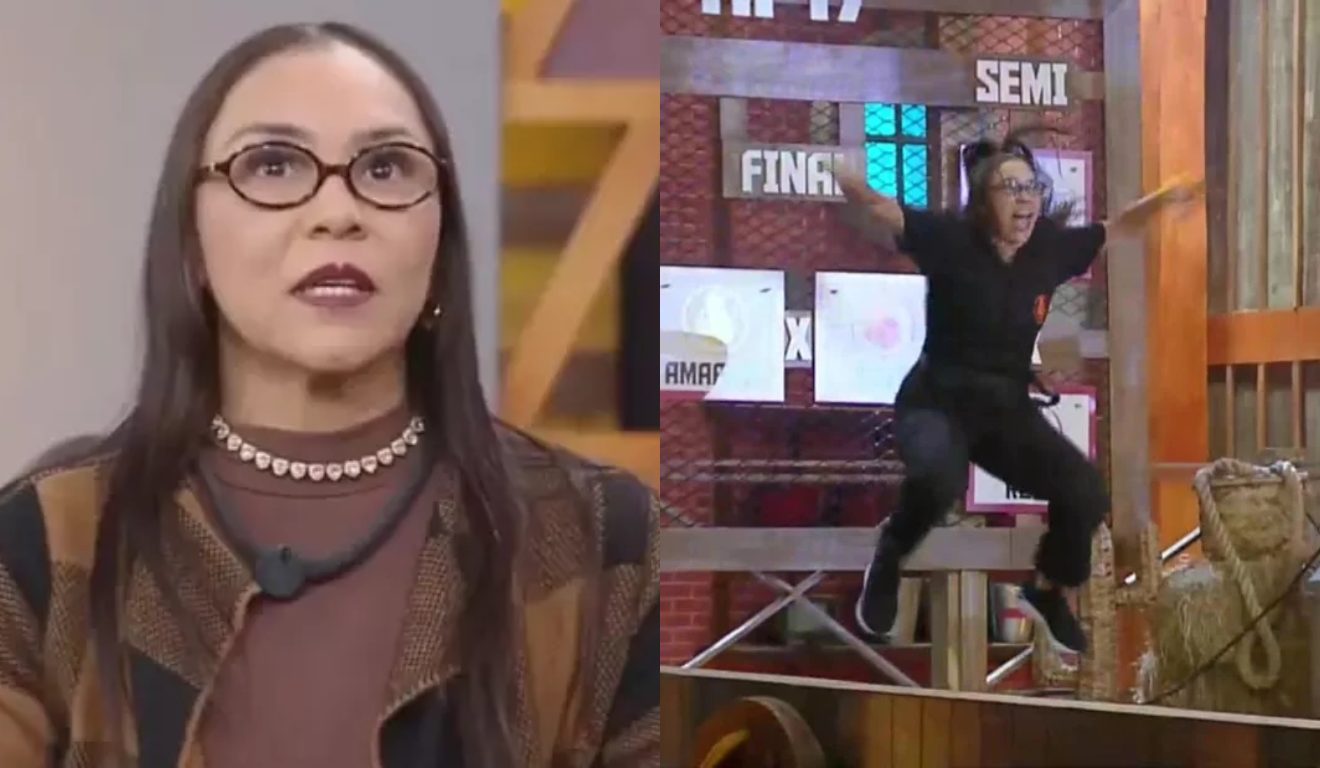 Yoná ganhando Prova do Fogo.