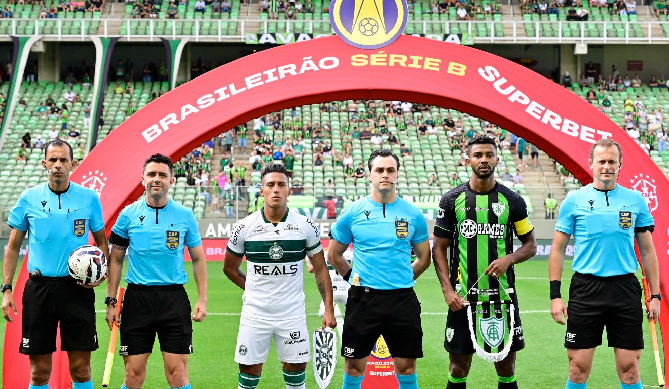 Arbitragem de América-MG x Coritiba, pela Série B