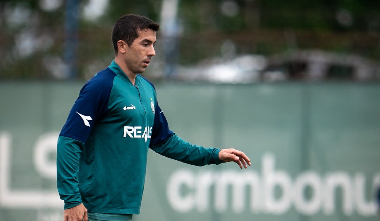 De Pena em treino do Coritiba