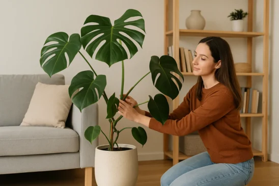 Decoração com costela-de-adão fica elegante e barata com esses 7 truques modernos usados em ambientes internos