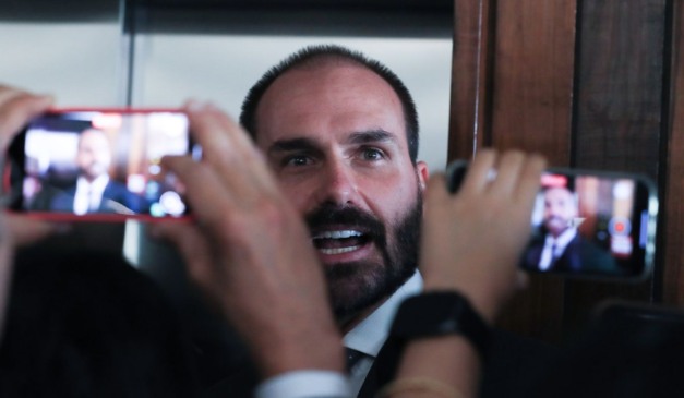 Eduardo Bolsonaro, deputado federal denunciado pela PGR