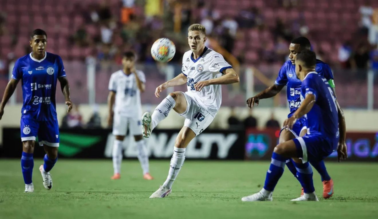 O Bahia já enfrentou o Confiança durante esta Copa do Nordeste e foi derrotado por 2x0 (Foto: Letícia Martins/Bahia)