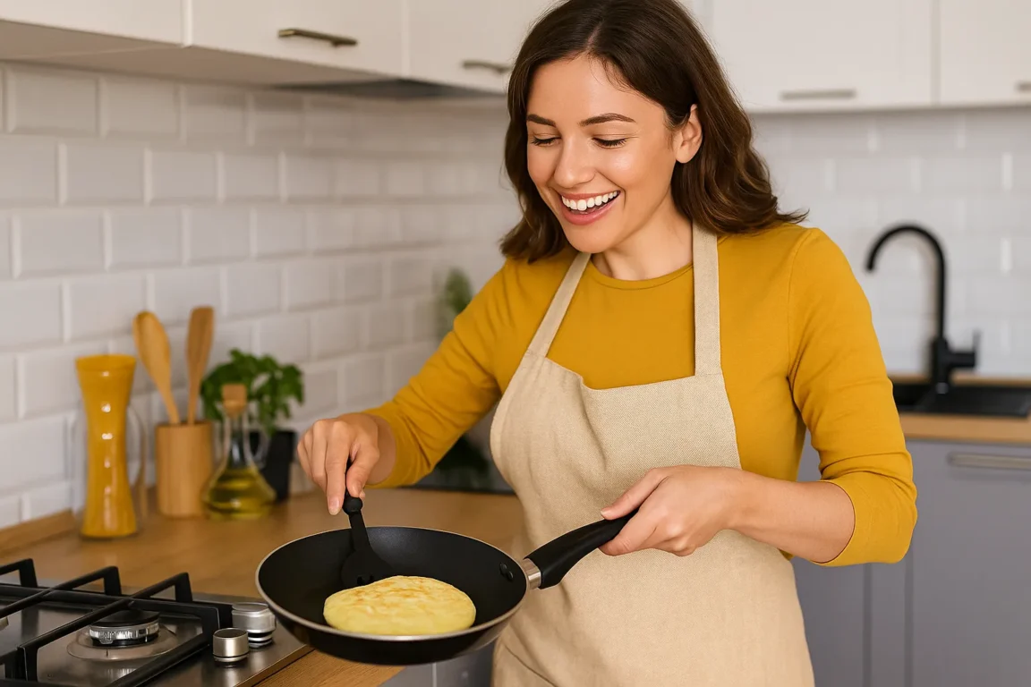Faça em casa esse pão de queijo de frigideira que derrete na boca, pode rechear e demora menos de 10 minutos