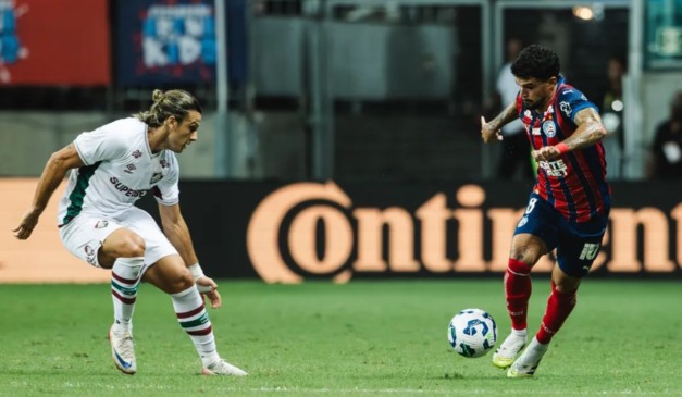 Na partida de ida o Bahia venceu o Fluminense por 1x0 e tem vantagem (Foto: Letícia Martins/Bahia)