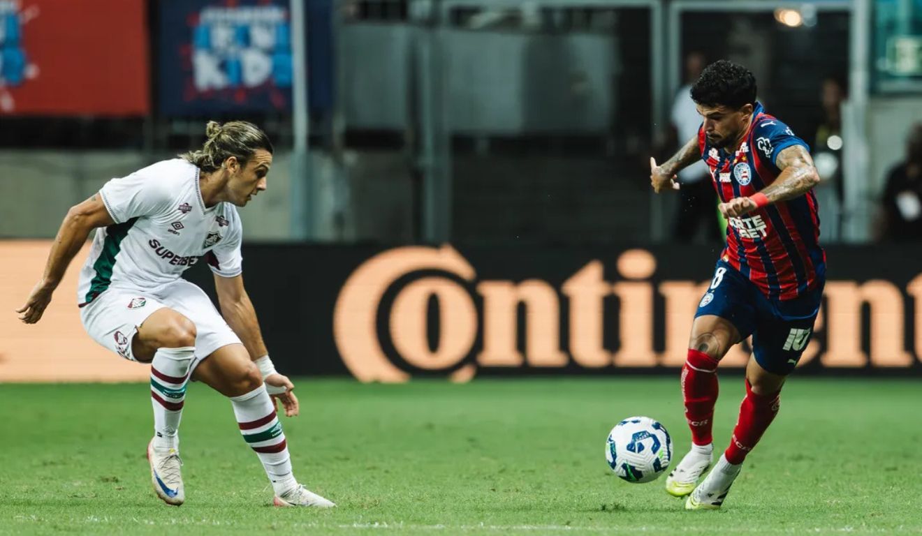 Na partida de ida o Bahia venceu o Fluminense por 1x0 e tem vantagem (Foto: Letícia Martins/Bahia)