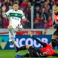 Lance de Athletico x Coritiba pela Série B