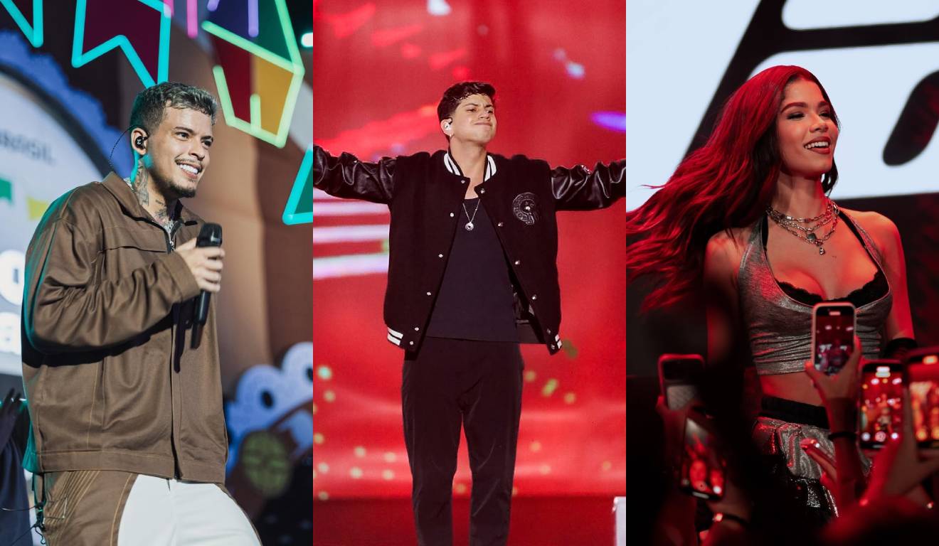 Colagem atrações show do Léo foguete em Curitiba.