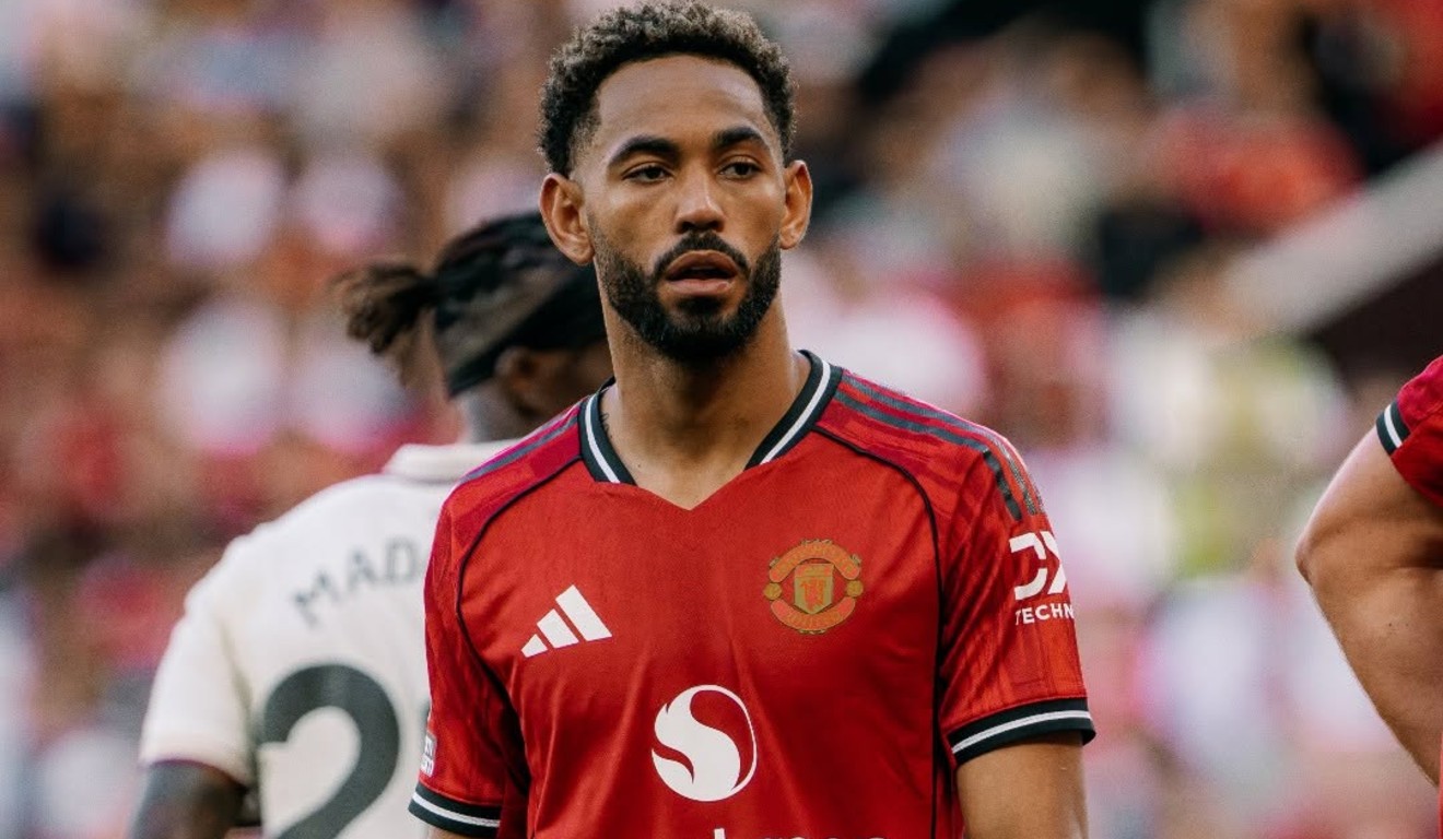 Matheus Cunha, ex-Coritiba, em ação pelo Manchester United