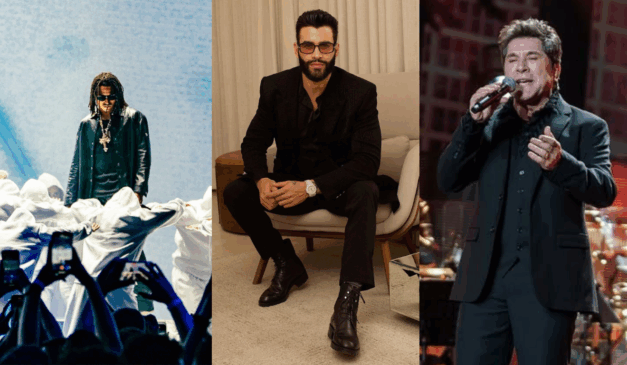 Imagem de Matuê, Gusttavo Lima e Daniel.