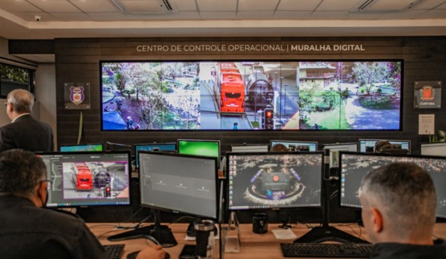 Central de Operações da Muralha Digital em Curitiba