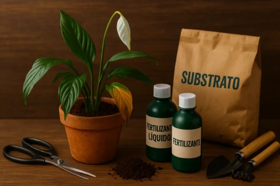 Não perca seu lírio-da-paz 6 sinais de fertilizante em excesso que exigem atenção imediata