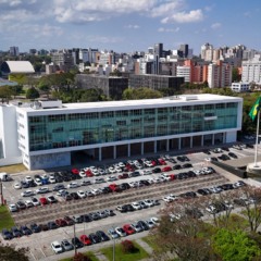 Palácio do Iguaçu, sede do Governo do Paraná, que encaminhou projeto de orçamento à Alep