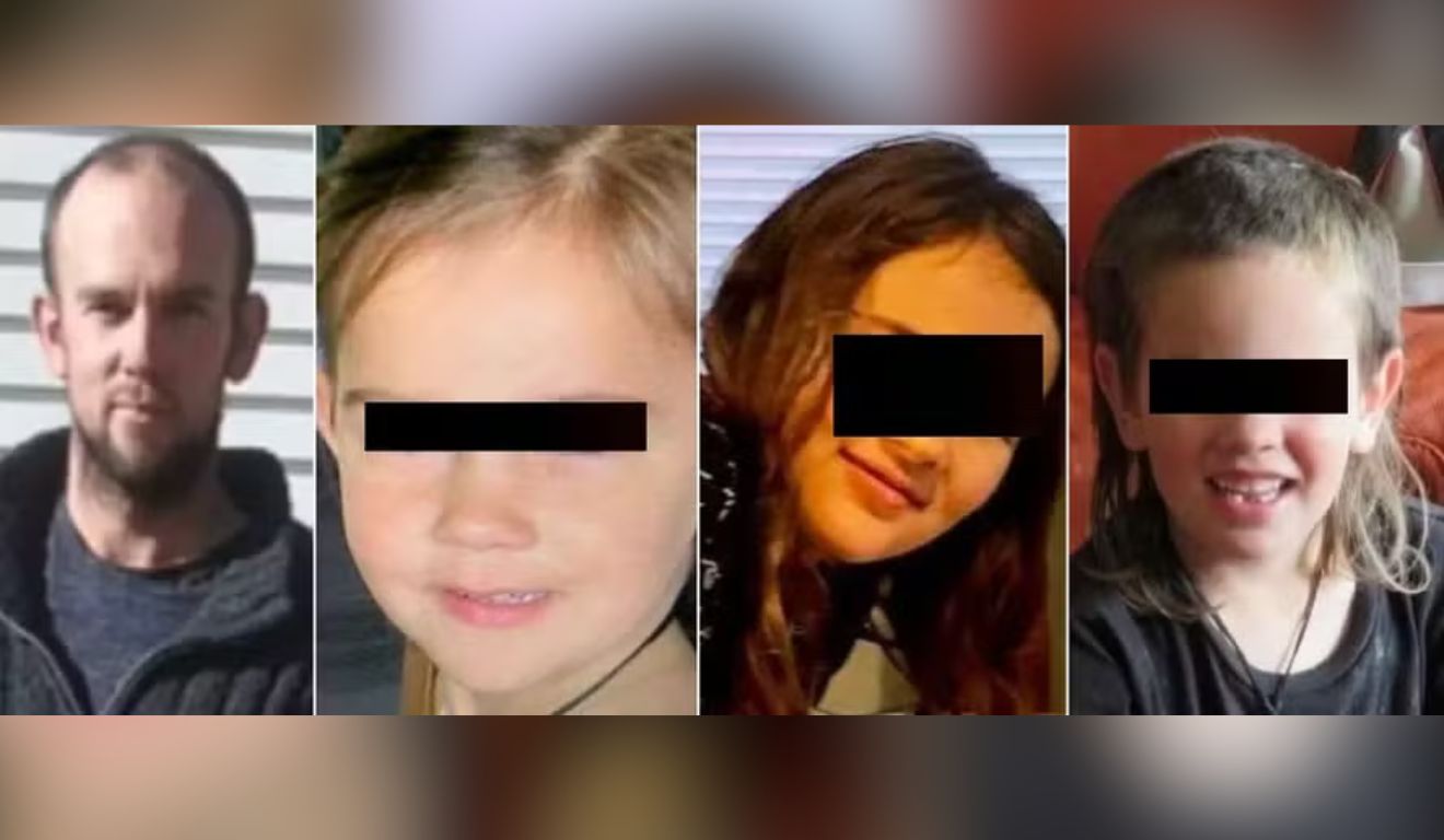 Pai e os filhos sequestrados na Nova Zelândia