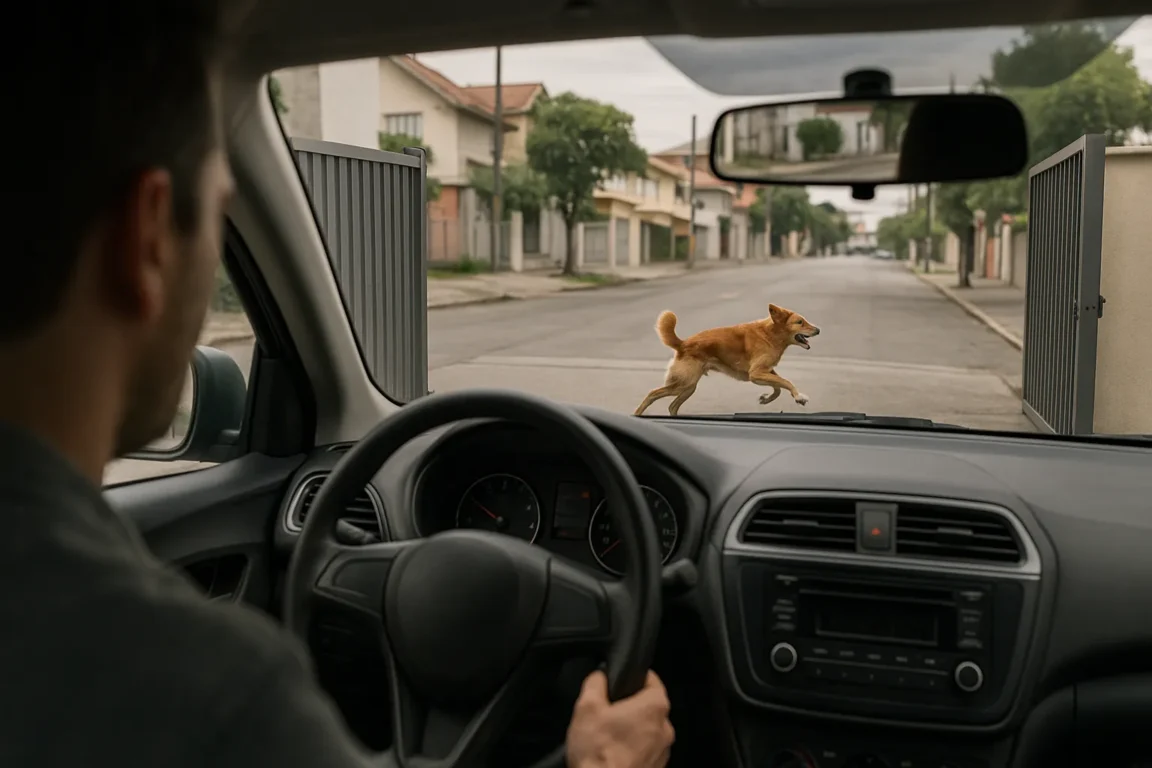 Seu cachorro dispara para a rua quando o portão abre Veja 7 truques para controlar o animal