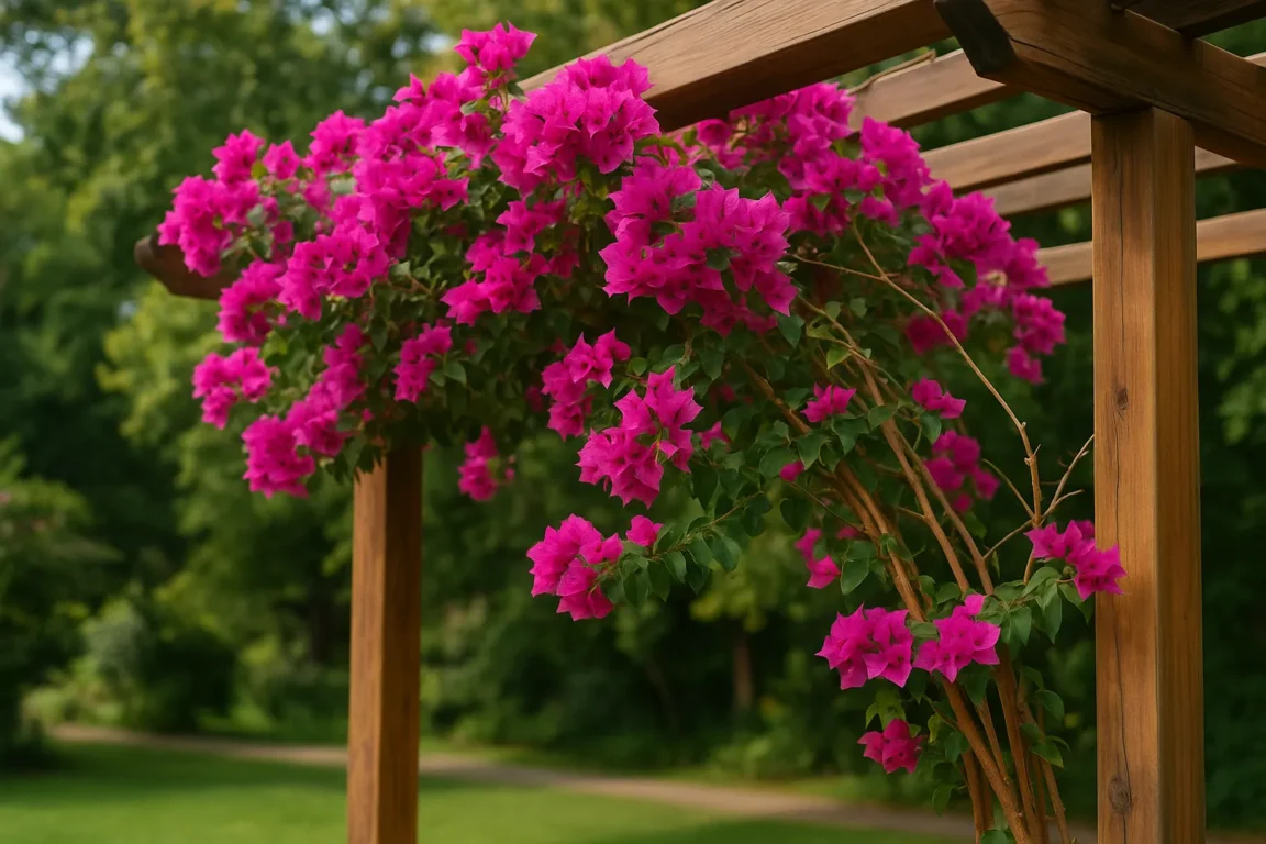 Sua buganvília pode explodir em flores quando se seguem esses 5 passos de cultivo em cercas e pérgolas