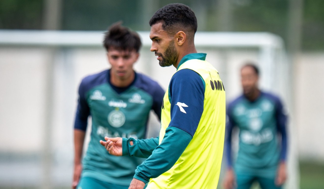 Vini Paulista em treino do Coritiba