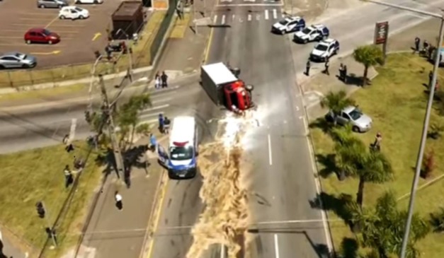 acidente na linha verde