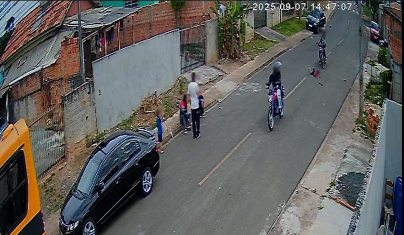 criança atropelada em ponta grossa