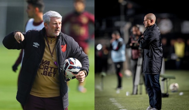 Alex e Odair vão se enfrentar pela primeira vez como treinadores. (Foto: Reprodução/ Redes sociais)