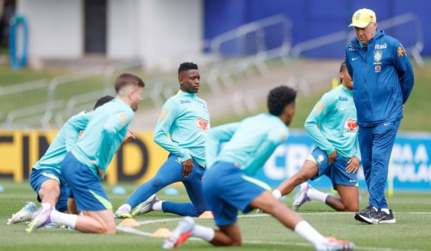 Brasil, do técnico Carlo Ancelotti, se despede das Eliminatóruias nesta terça-feira (9).