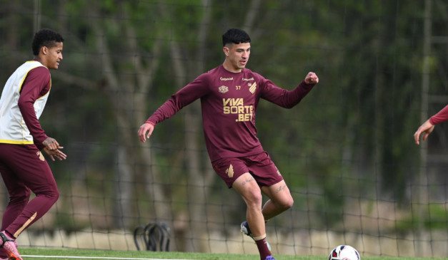 Furacão em preparação para a partida. (Foto: José Tramontin/athletico.com.br)