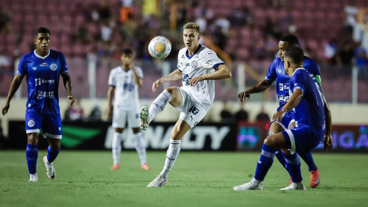O Bahia já enfrentou o Confiança durante esta Copa do Nordeste e foi derrotado por 2×0 (Foto: Letícia Martins/Bahia)