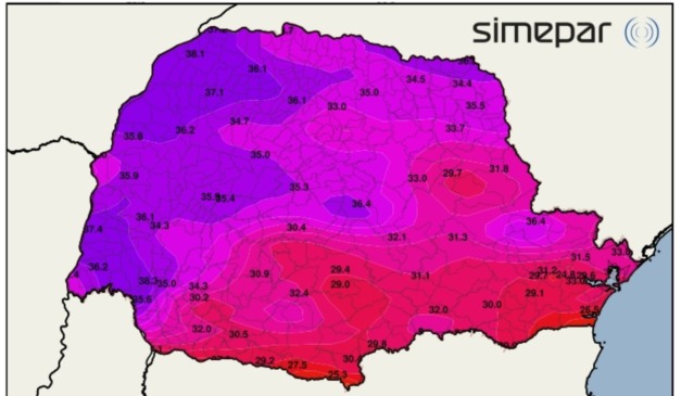 Calor no Paraná: cidades quebram recorde de temperaturas altas