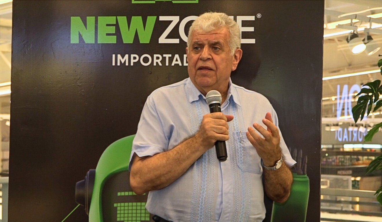 Câmara de Comércio e Serviços de Ciudad del Este, Said Taigen, durante coletiva da New Zone