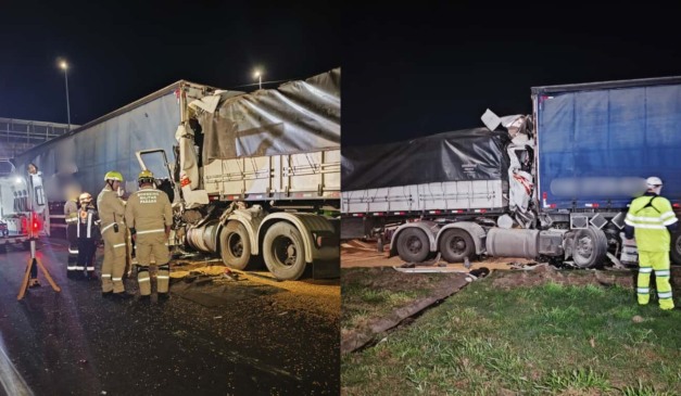 local onde o caminhoneiro morreu na batida na br-116