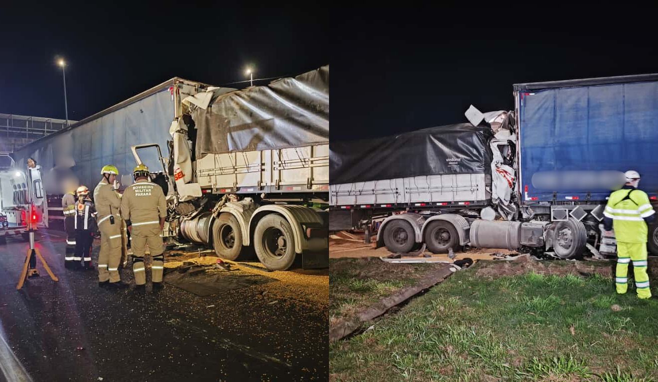 local onde o caminhoneiro morreu na batida na br-116