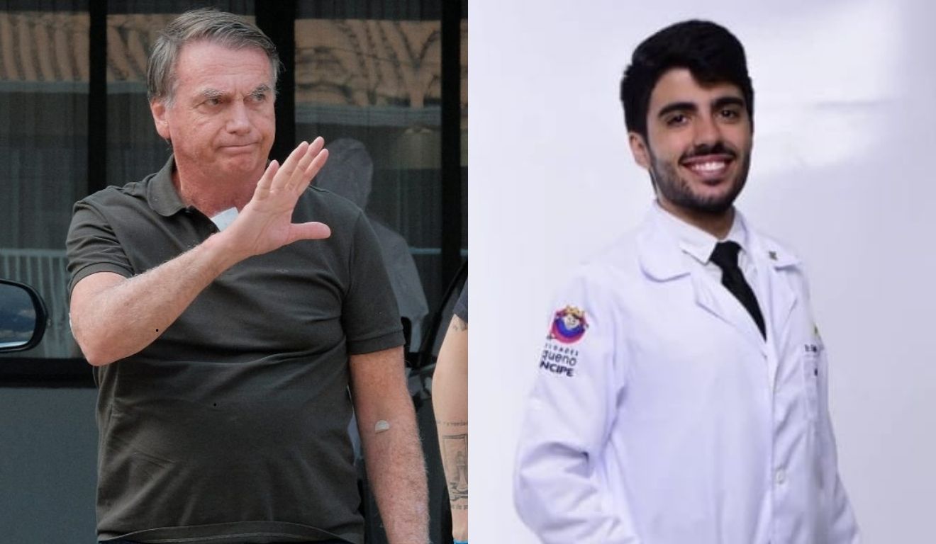 Jair Bolsonaro e Eduardo Alvarenga