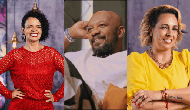 Imagem de Lucielma, Mário Roberto e Luciana.