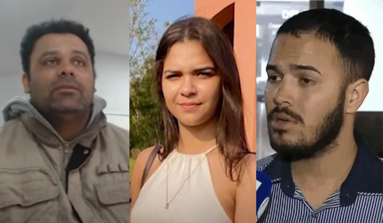 Imagem de Marcelo, Raissa e Dhony.