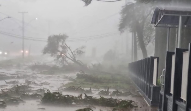Ciclone no Paraná traz risco de temporal nesta terça-feira